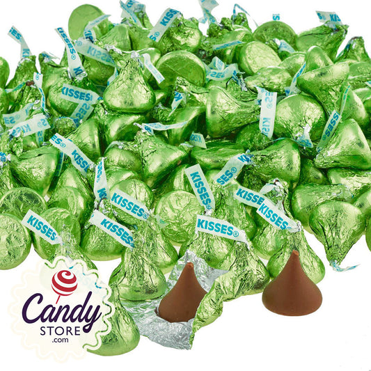 Green Hershey Kisses - 4.17lb Bulk CandyStore.com