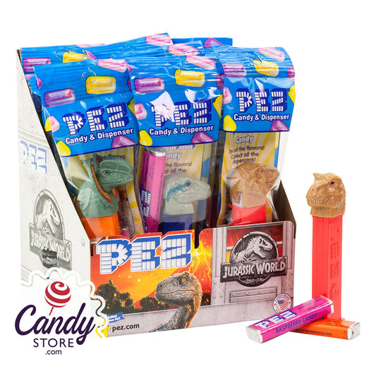 Pez Jurassic World Assortment 0.58oz - 12ct CandyStore.com