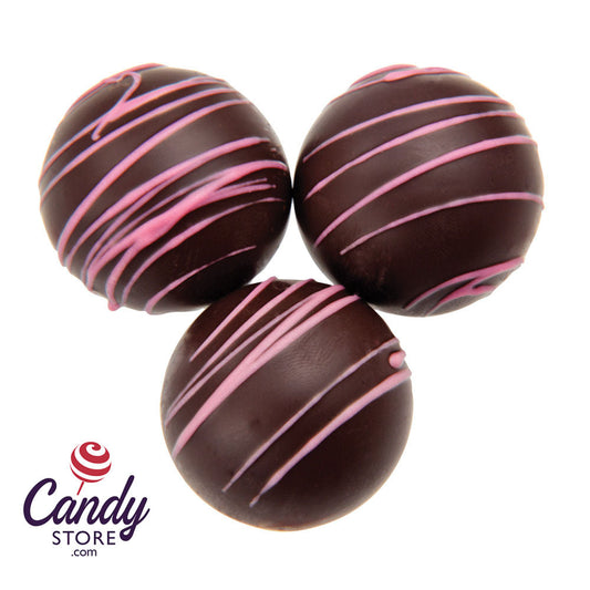 Raspberry Dessert Truffles Dark Chocolate Birnn - 1.75lb CandyStore.com