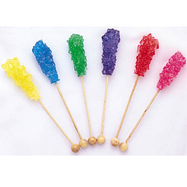 Rock Candy Swizzle Sticks 72ct - Assorted Colors CandyStore.com